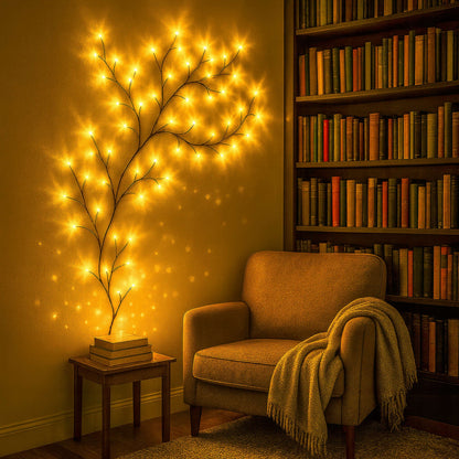 Twinkling Tree Willow Vine by Casa Solaro™