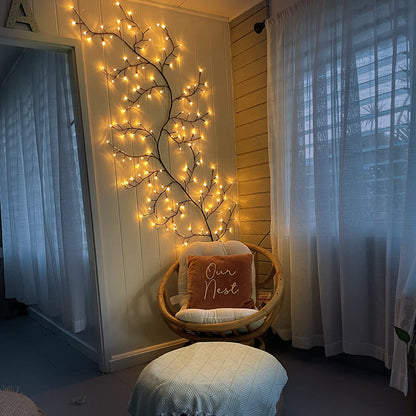 Twinkling Tree Willow Vine by Casa Solaro™