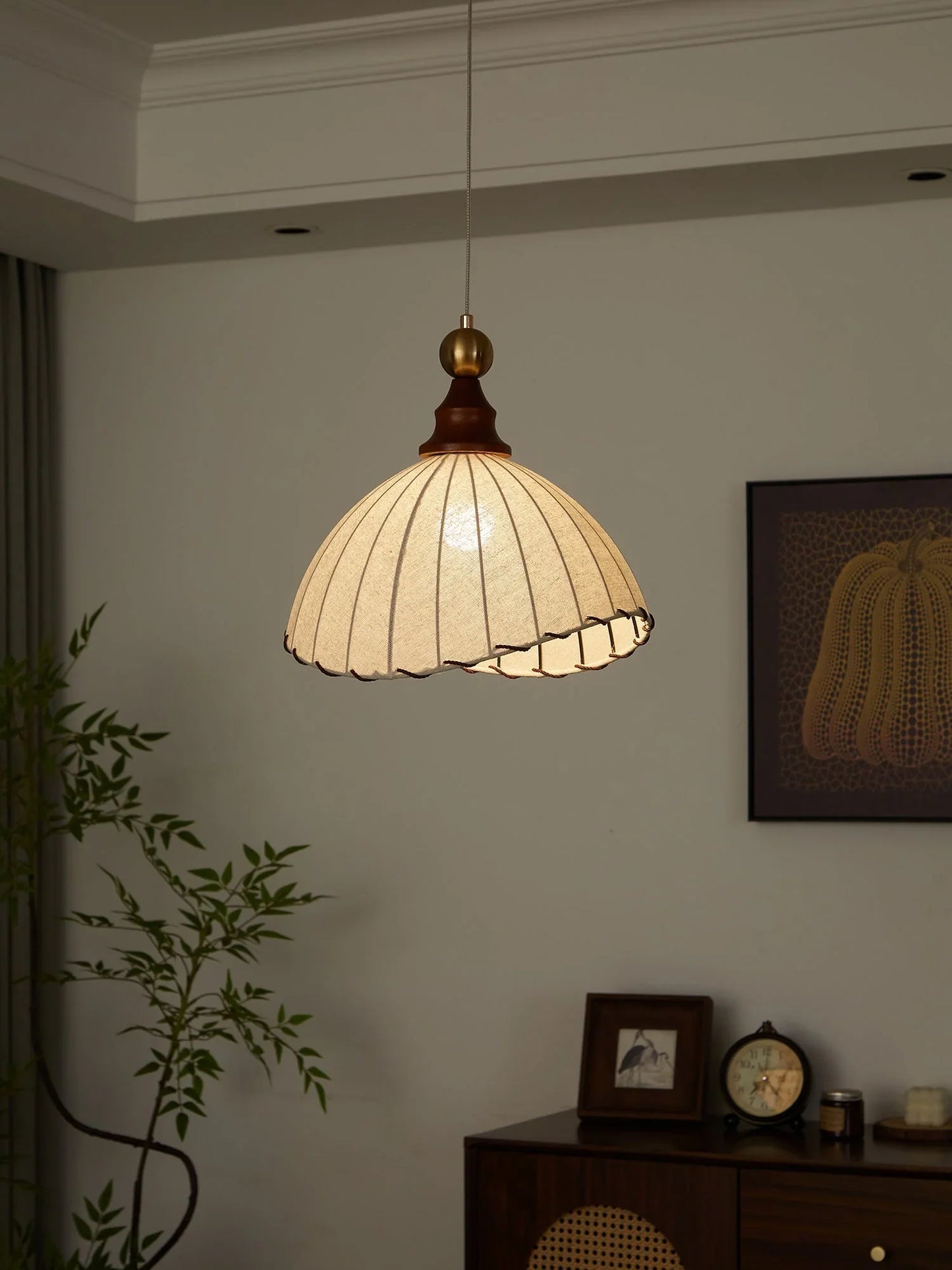 Velona Modern Fabric Pendant Lamp