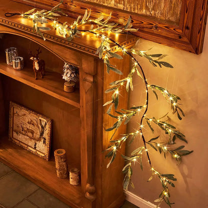 Twinkling Tree Fairy Olive Branch by Casa Solaro™