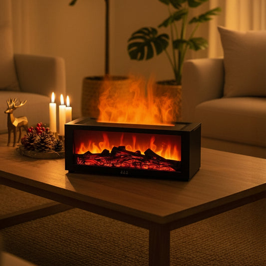 Twinkling Tree Fireplace Diffuser by Casa Solaro™