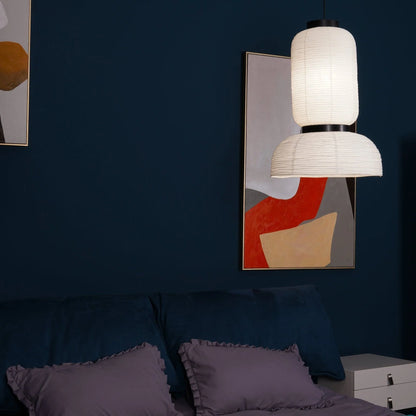 Illyra Paper Japandi Hanging Lamp