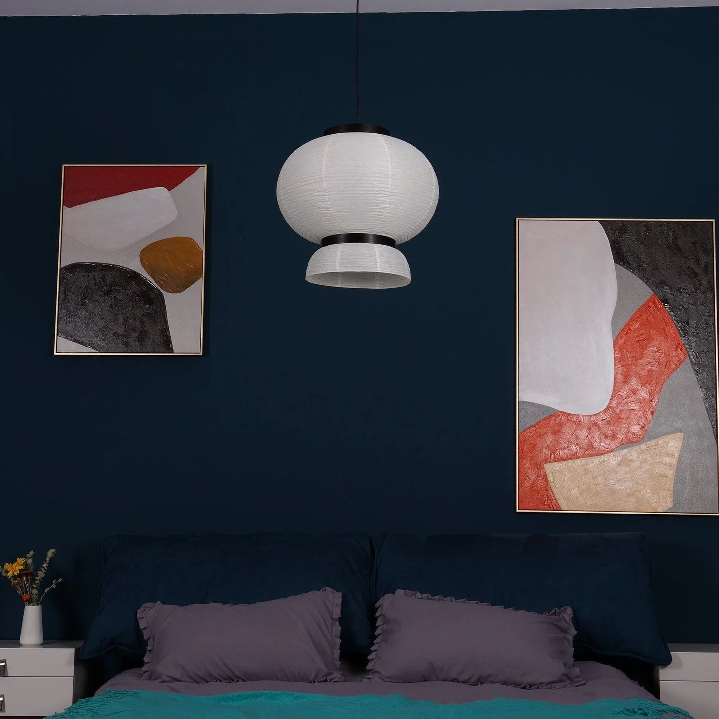 Illyra Paper Japandi Hanging Lamp