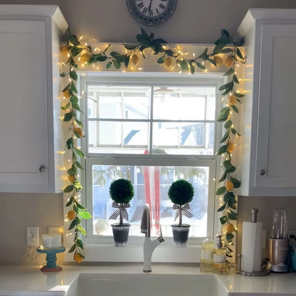 Twinkling Tree Glistening Garlands by Casa Solaro™