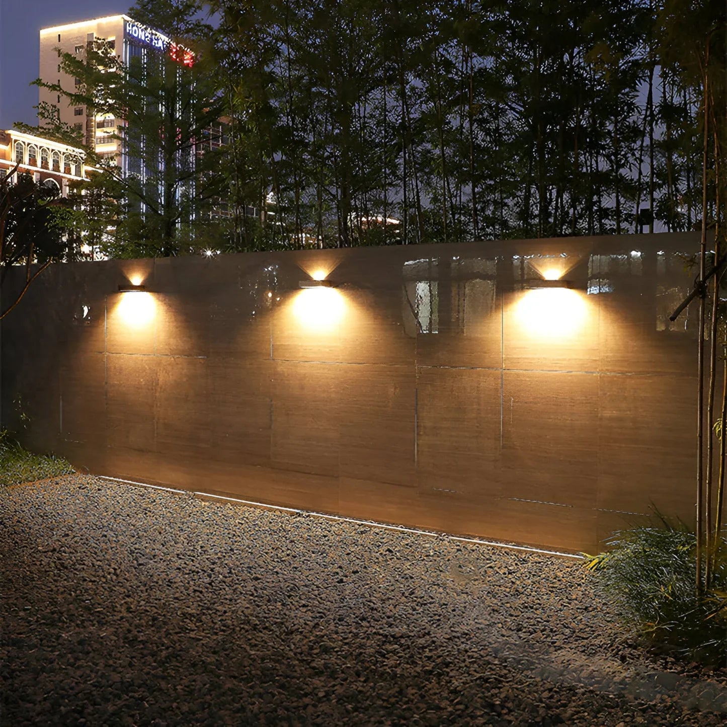 Solarae Modern Outdoor Wall Lamp with Sensor