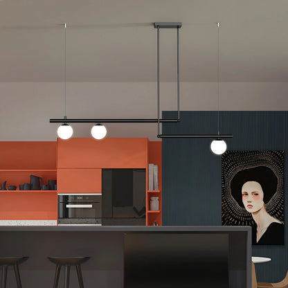 Altana Nordic Glass Linear Luxury Pendant Lamp