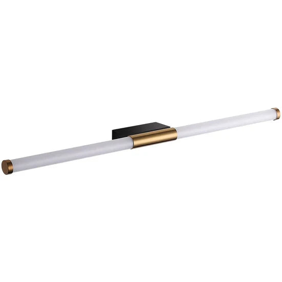 Veralyn Modern Gold-Colored LED Wall Lamp Rod Shape