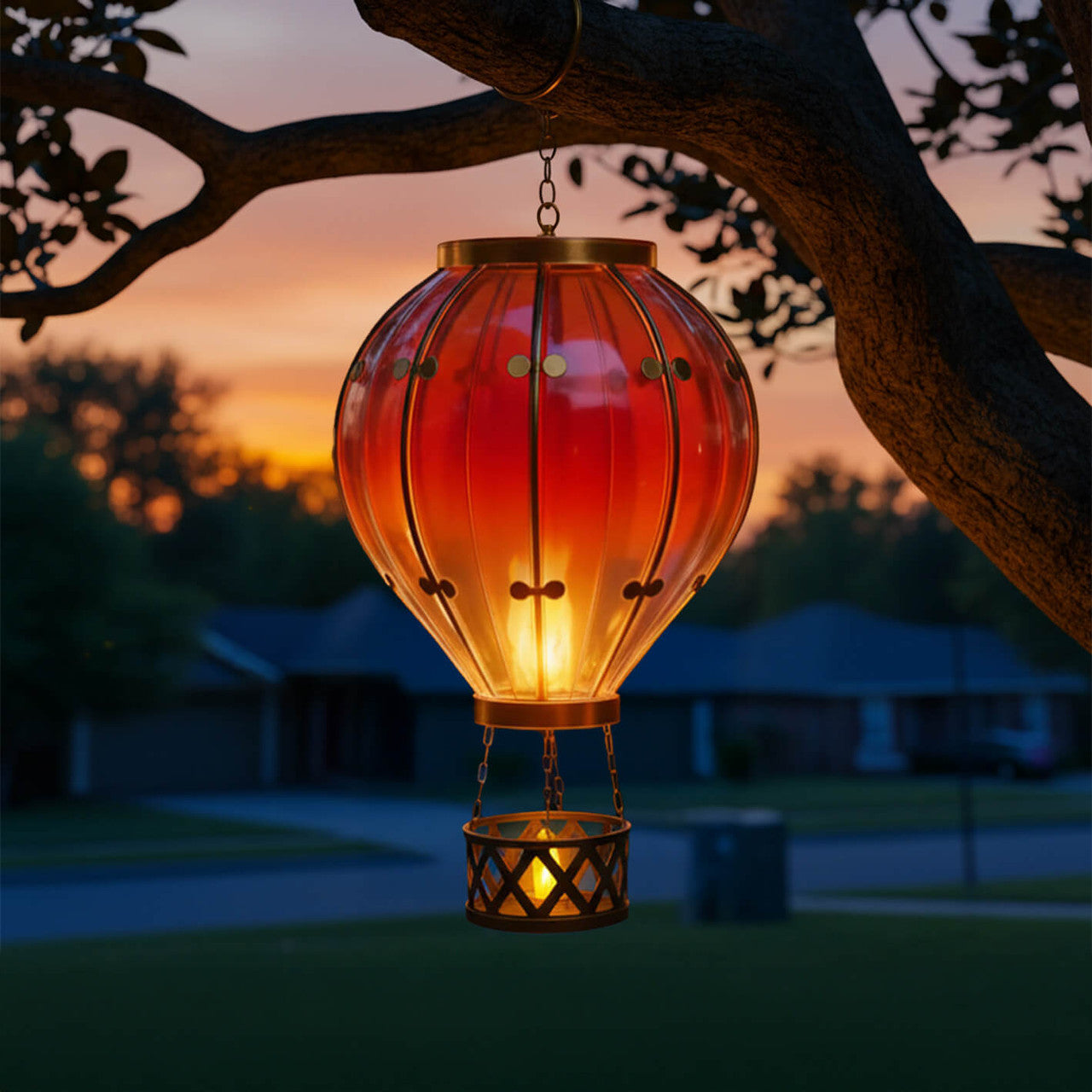 Twinkling Tree Hot Air Balloon by Casa Solaro™