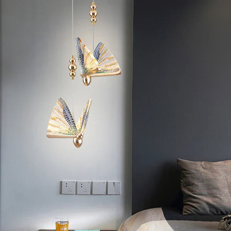 Corvina Modern Creative LED Pendant Lamp with Decorative Butterfly Design