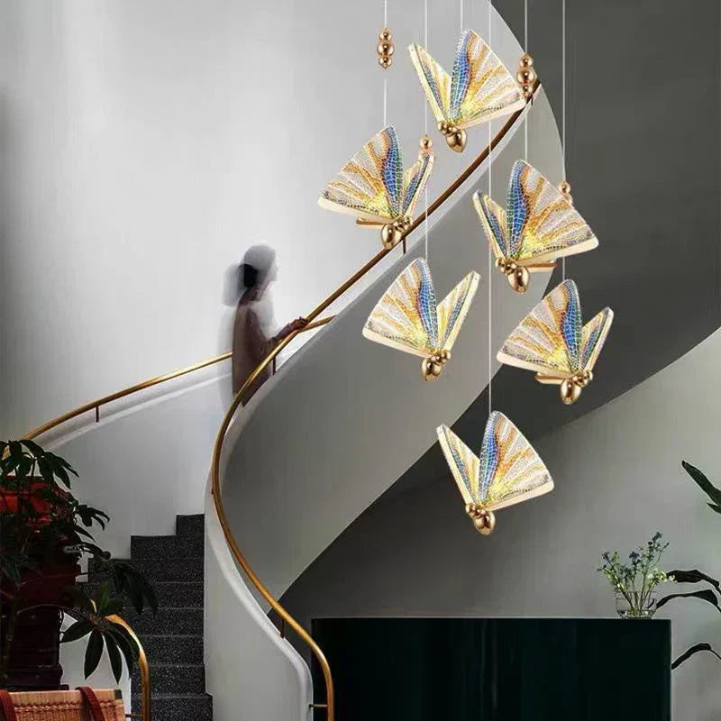 Corvina Modern Creative LED Pendant Lamp with Decorative Butterfly Design
