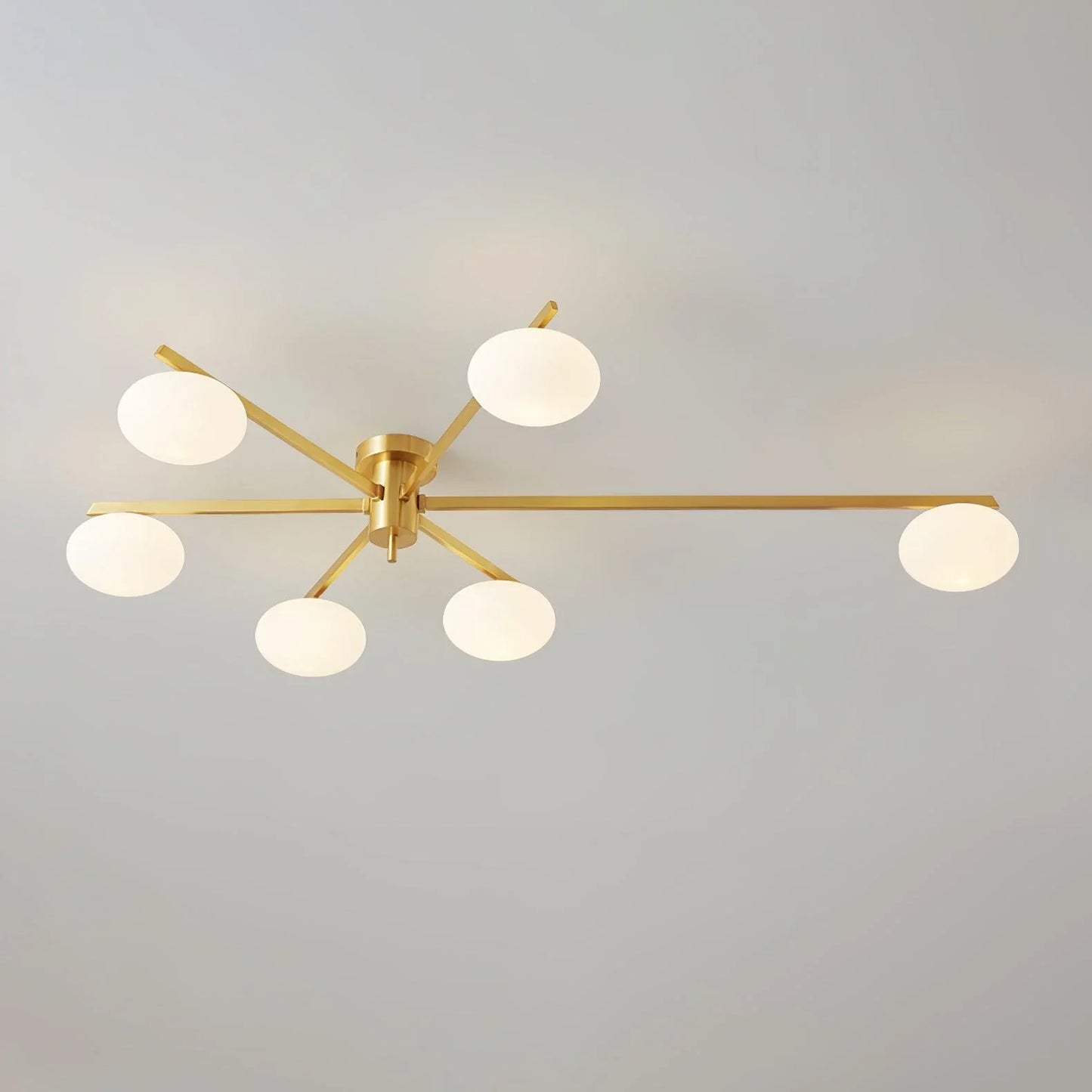 Drusilla Minimalist Scandinavian Glass Ceiling Lamp
