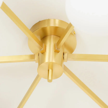 Drusilla Minimalist Scandinavian Glass Ceiling Lamp