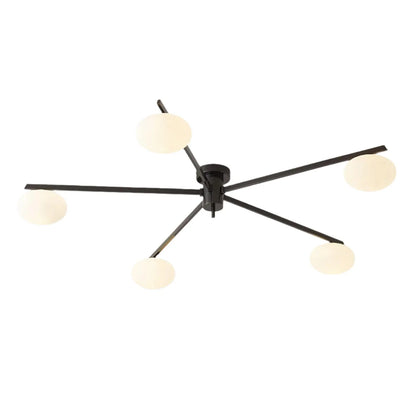 Drusilla Minimalist Scandinavian Glass Ceiling Lamp