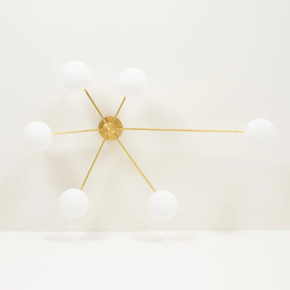 Drusilla Minimalist Scandinavian Glass Ceiling Lamp