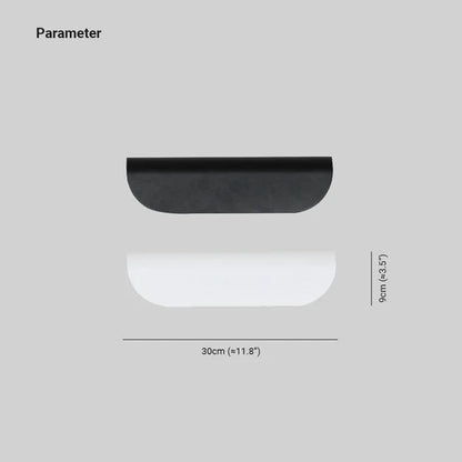 Astoria Modern Curved Outdoor Wall Lamp