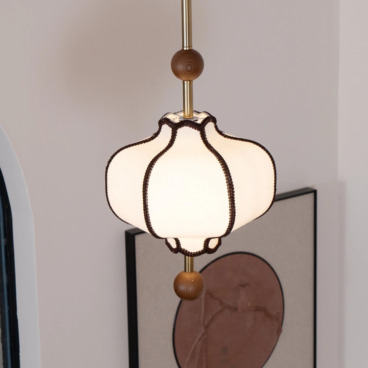 Lycia Scandinavian Fabric Pendant Lamp