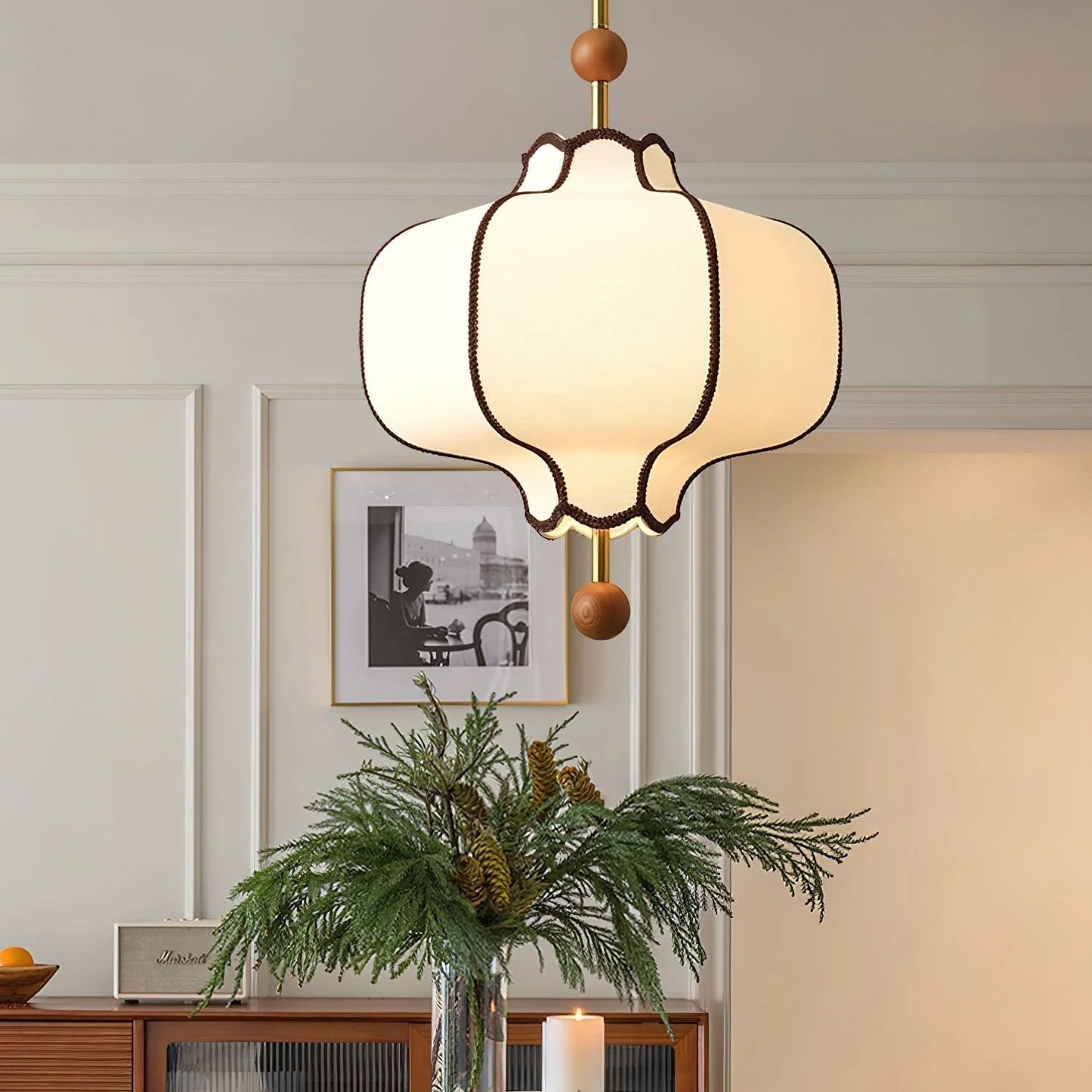 Lycia Scandinavian Fabric Pendant Lamp