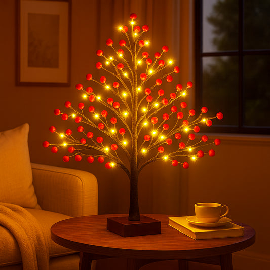 Twinkling Tree Berry Bloom by Casa Solaro™