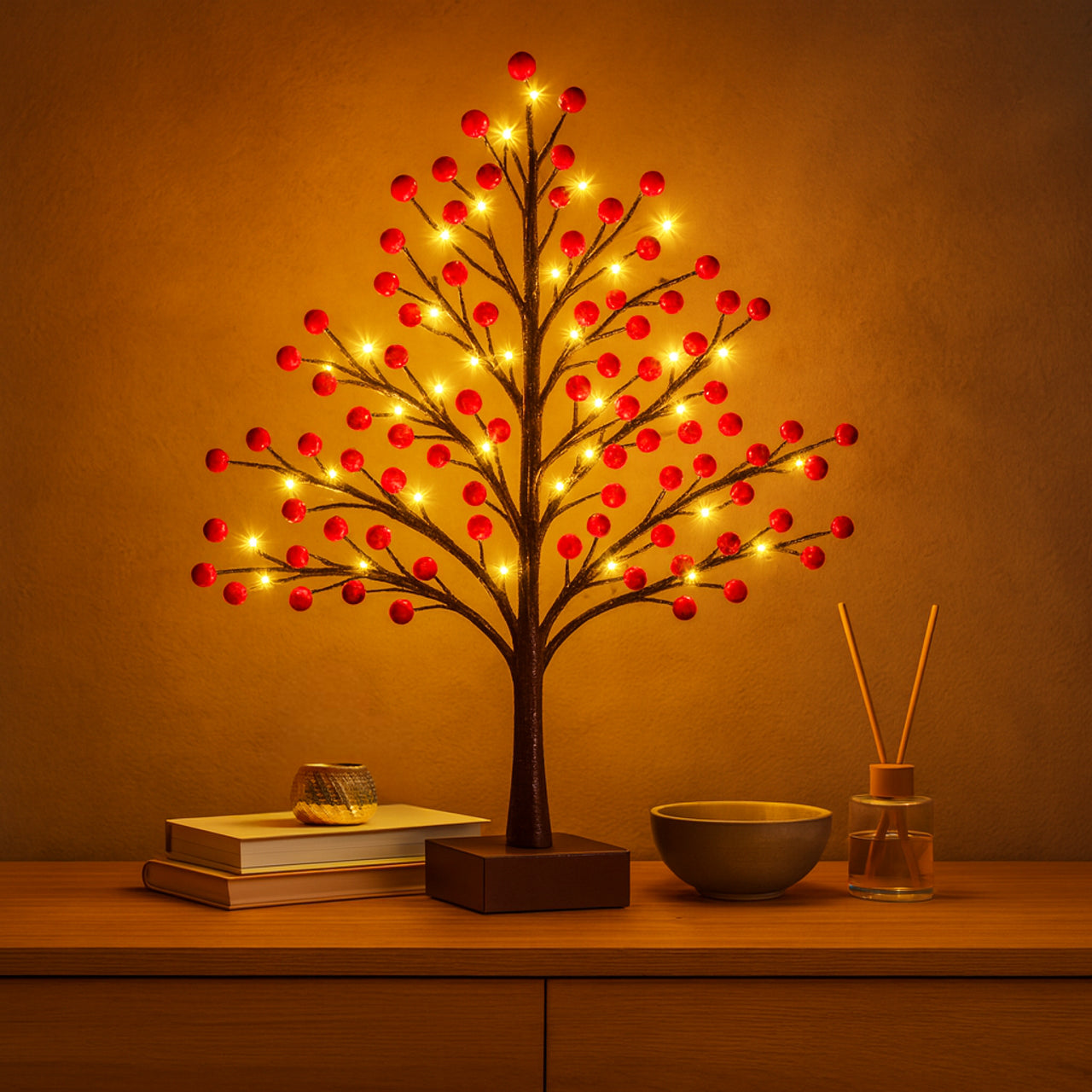 Twinkling Tree Berry Bloom by Casa Solaro™