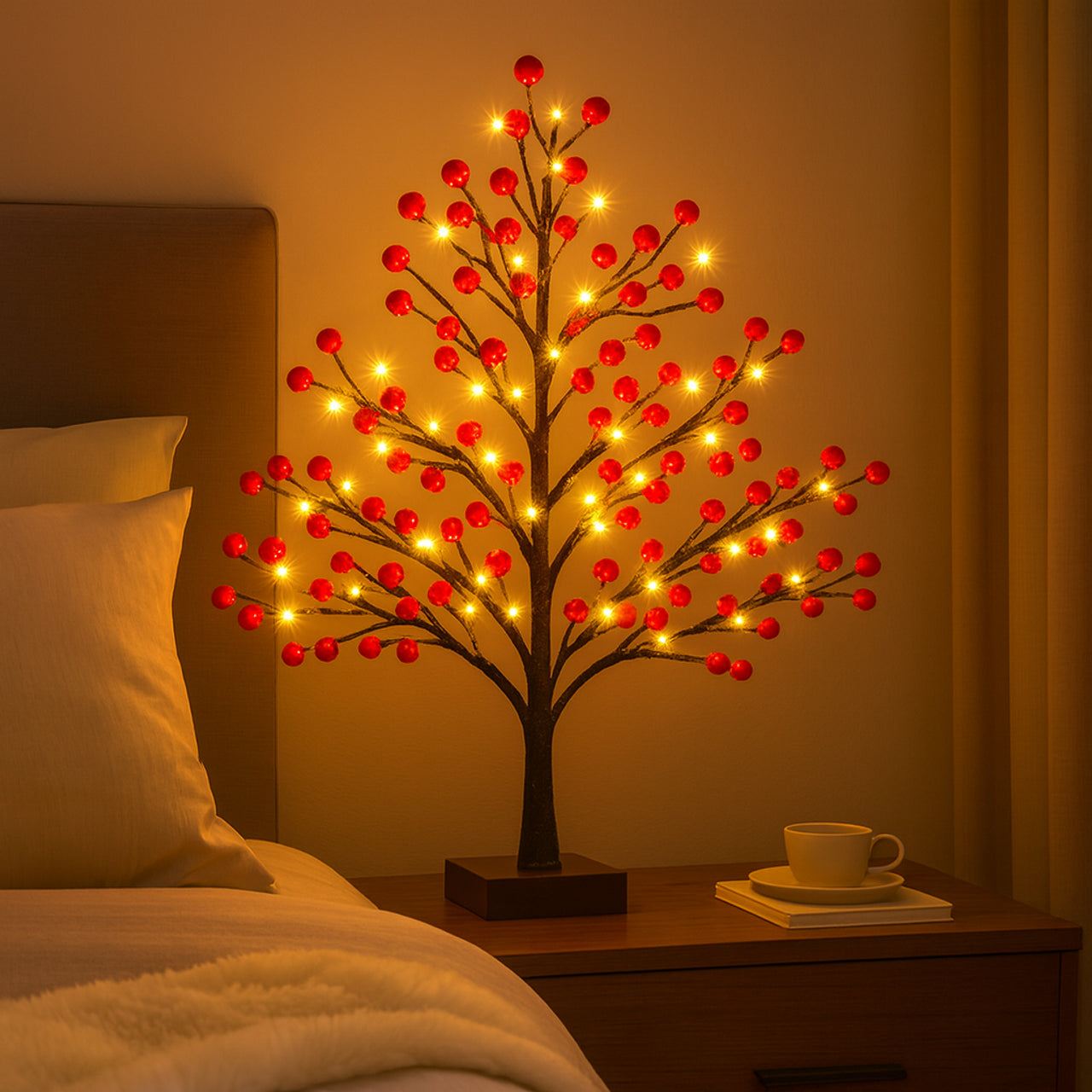 Twinkling Tree Berry Bloom by Casa Solaro™