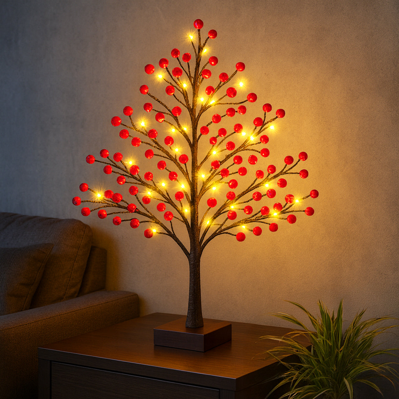 Twinkling Tree Berry Bloom by Casa Solaro™