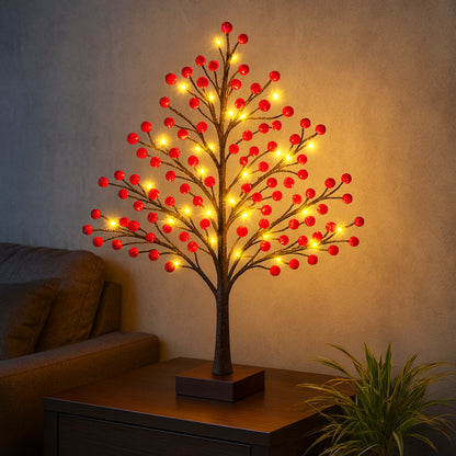 Twinkling Tree Berry Bloom by Casa Solaro™