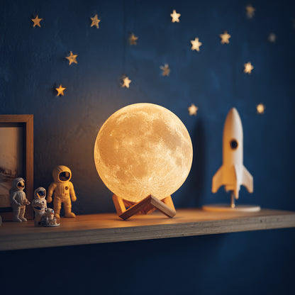 Twinkling Tree Moon Lamp by Casa Solaro™