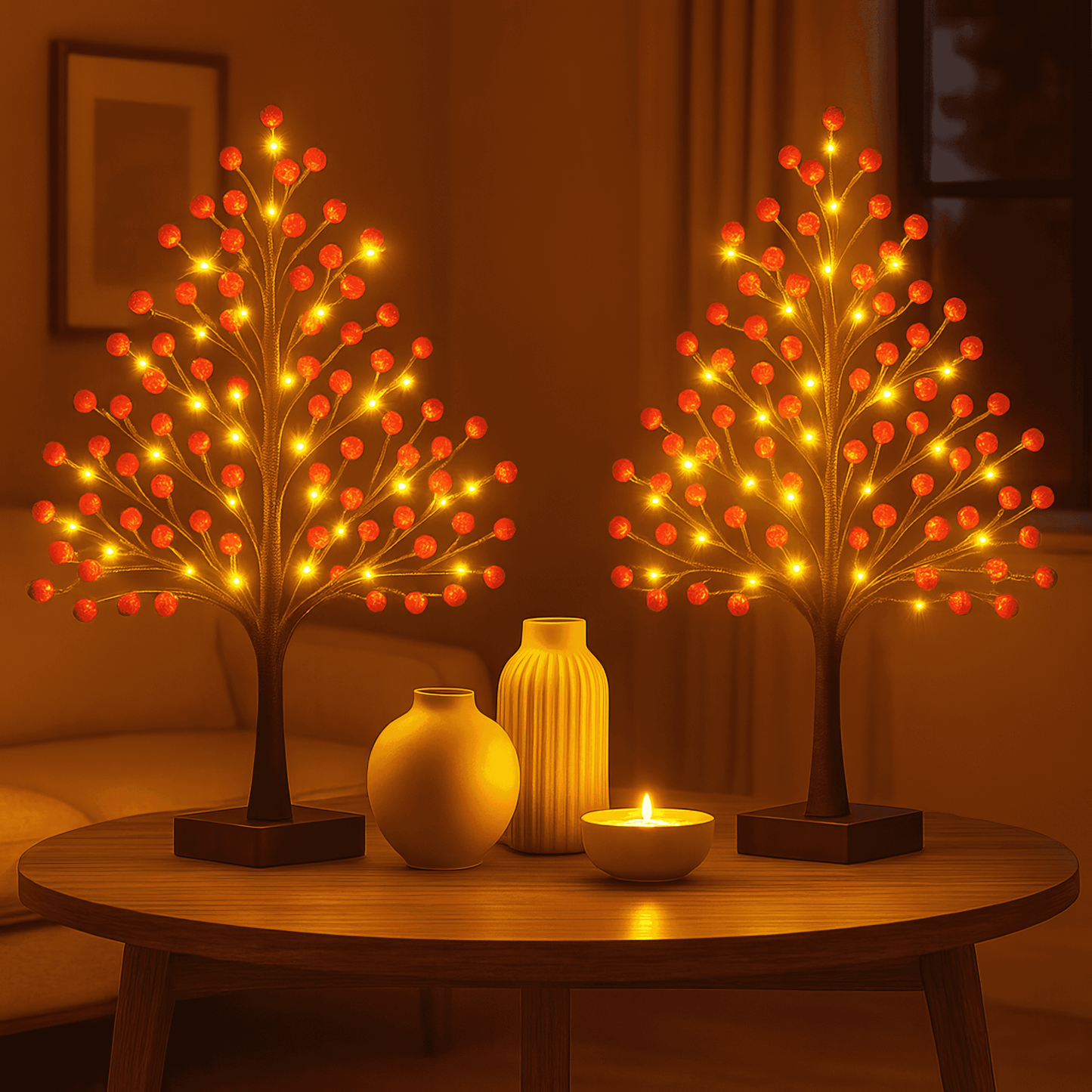 Twinkling Tree Berry Bloom by Casa Solaro™