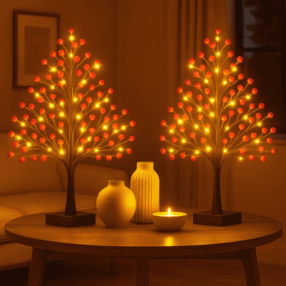 Twinkling Tree Berry Bloom by Casa Solaro™