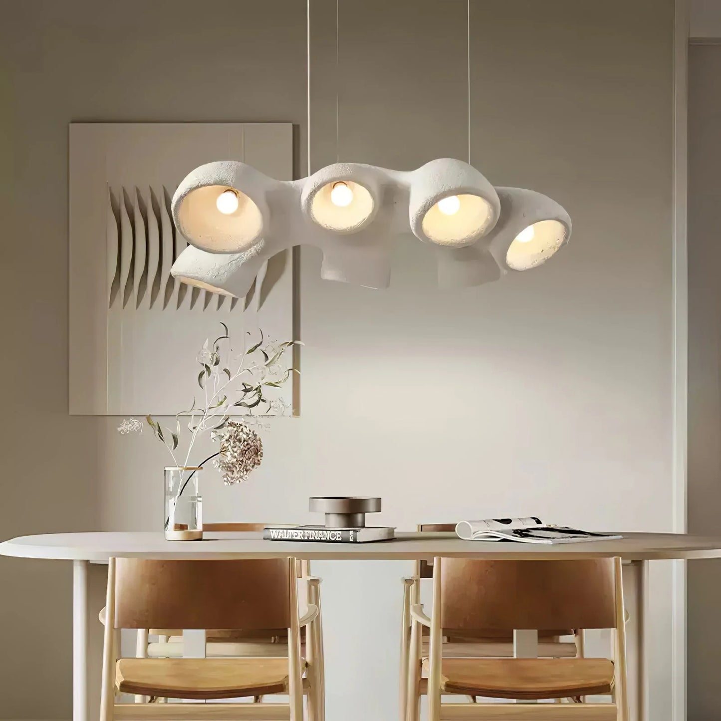 Delara Scandinavian Pendant Lamp made of Polystyrene