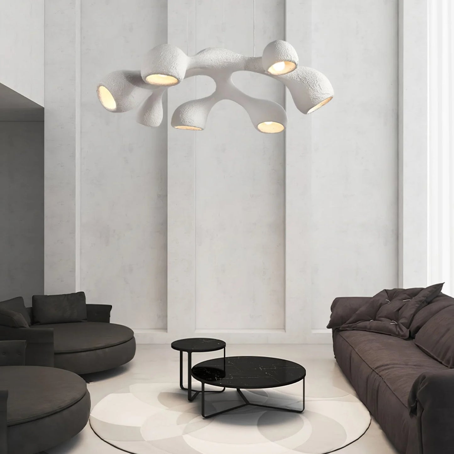Delara Scandinavian Pendant Lamp made of Polystyrene