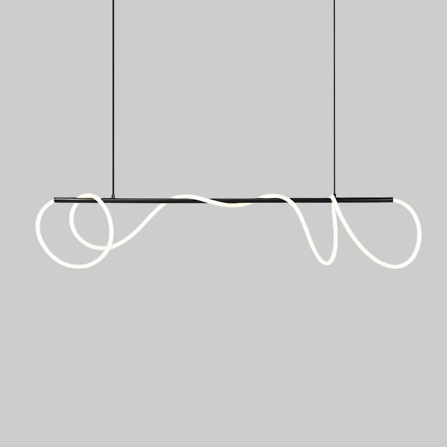 Delyra Linear Pendant Lamp for Above the Dining Table or Kitchen