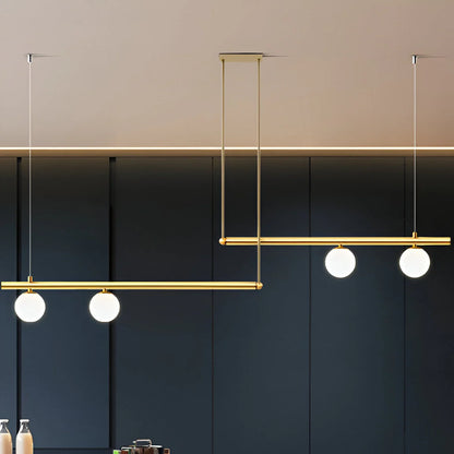 Altana Nordic Glass Linear Luxury Pendant Lamp