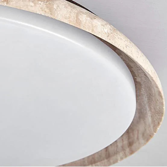 Palora Wabi Sabi Travertine LED Ceiling Lamp