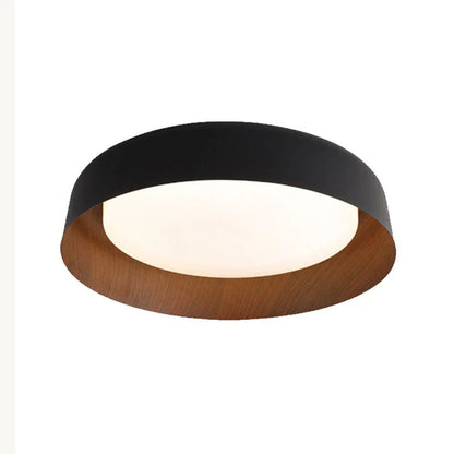 Virelia Wood Look Wabi Sabi LED Ceiling Lamp