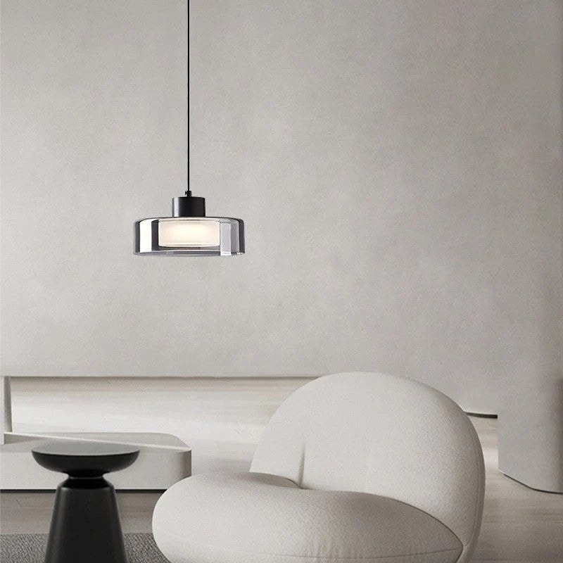 Zephyrella Italian Glass Pendant Lamp in Elegant Design