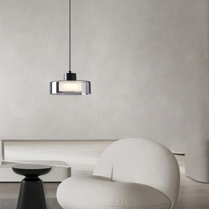 Zephyrella Italian Glass Pendant Lamp in Elegant Design