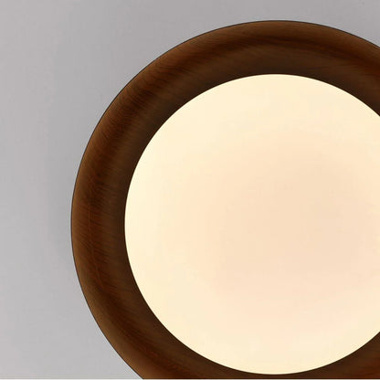 Virelia Wood Look Wabi Sabi LED Ceiling Lamp