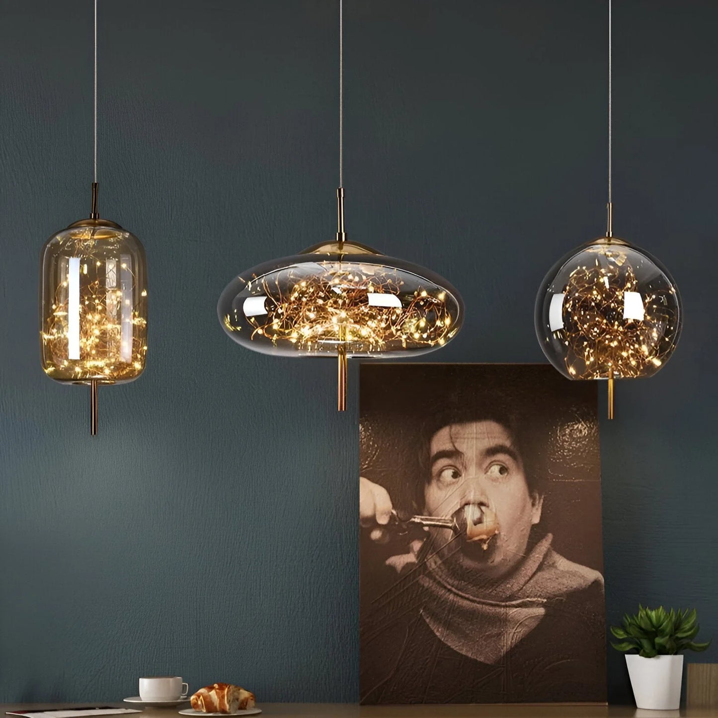 Aureth Glass Nordic Luxury Pendant Lamp