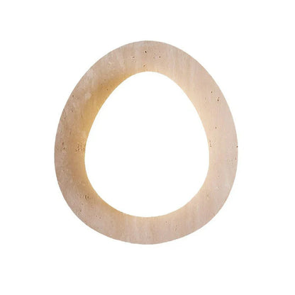 Calla Cream Travertine LED Ceiling Lamp