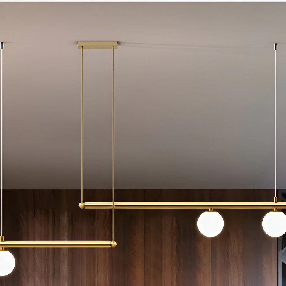Altana Nordic Glass Linear Luxury Pendant Lamp