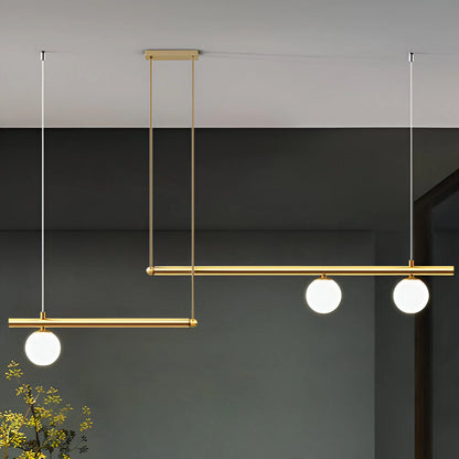 Altana Nordic Glass Linear Luxury Pendant Lamp