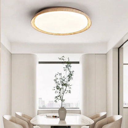 Palora Wabi Sabi Travertine LED Ceiling Lamp