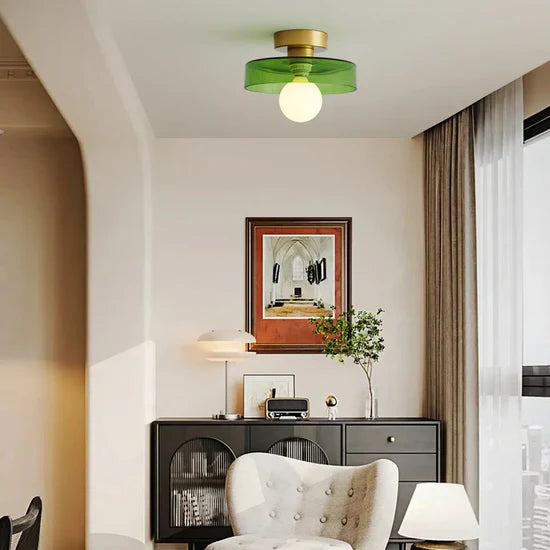 Velastra French Bauhaus-style ceiling lamp