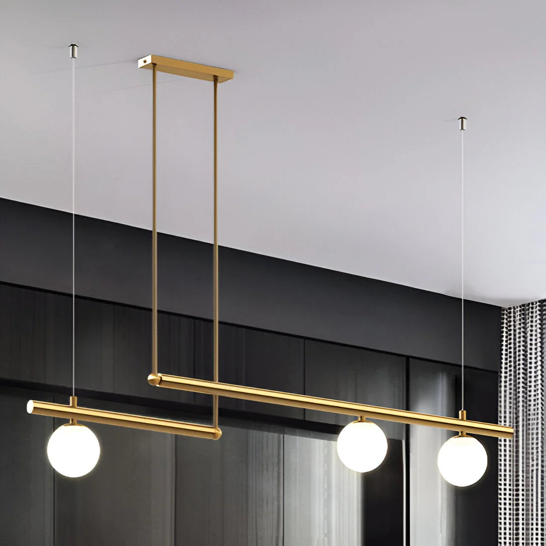 Altana Nordic Glass Linear Luxury Pendant Lamp