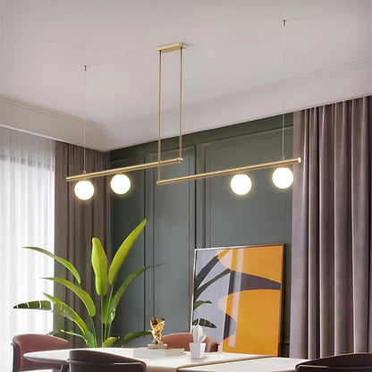 Altana Nordic Glass Linear Luxury Pendant Lamp