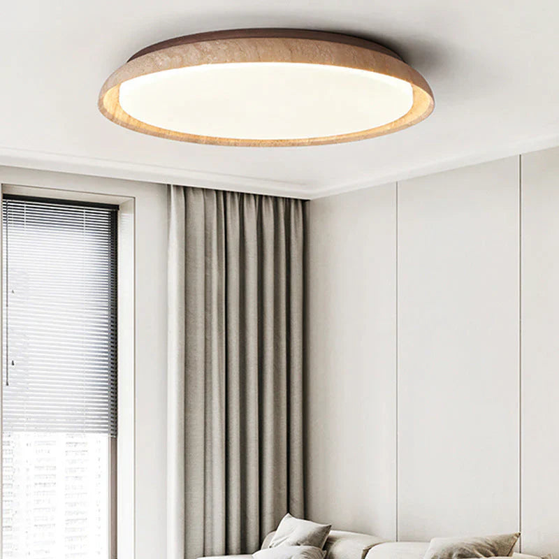 Palora Wabi Sabi Travertine LED Ceiling Lamp