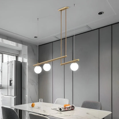 Altana Nordic Glass Linear Luxury Pendant Lamp