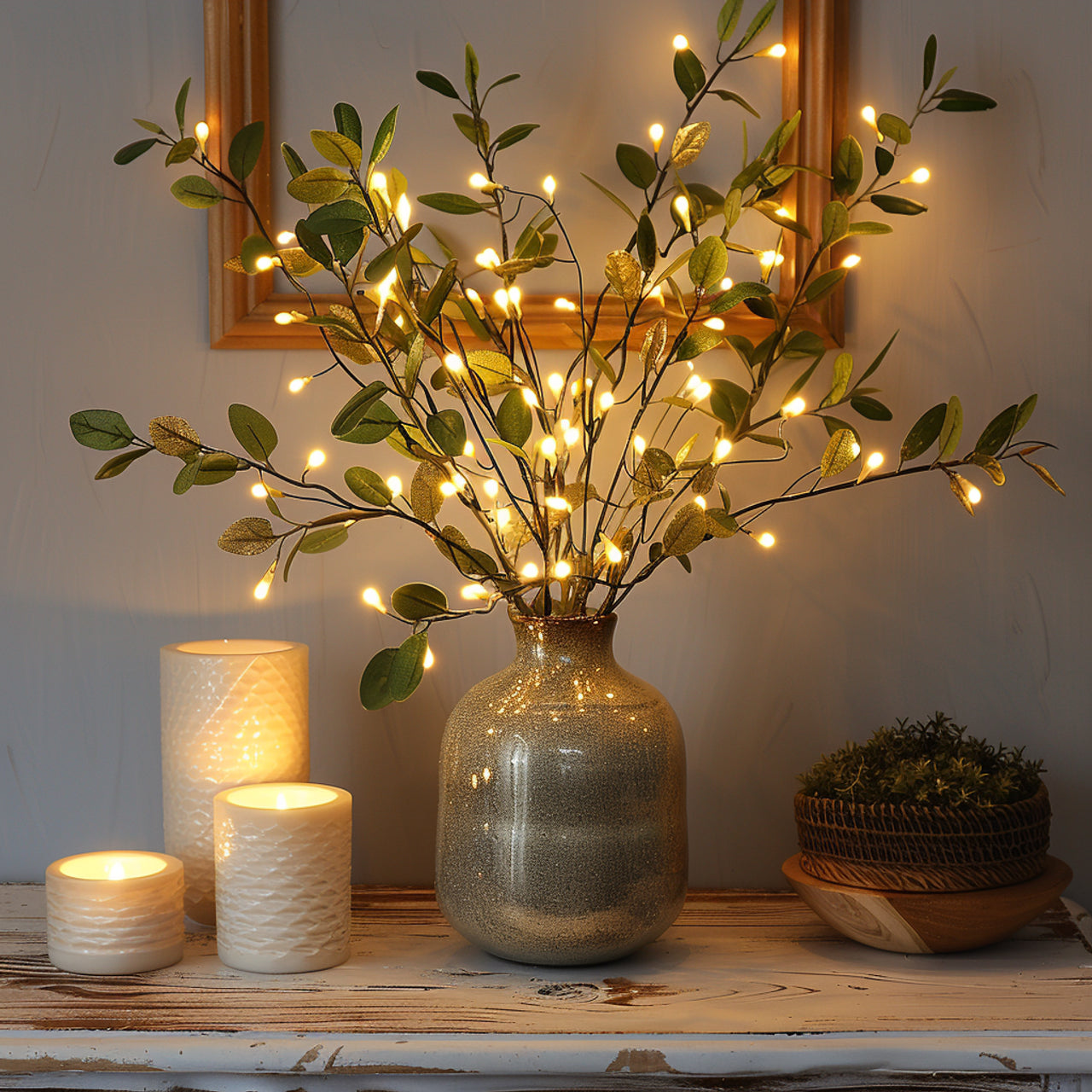 Twinkling Tree Olive Vine by Casa Solaro™
