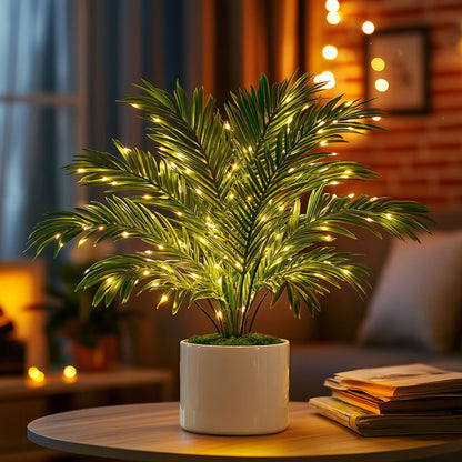 Twinkling Tree Palm Lamp by Casa Solaro™